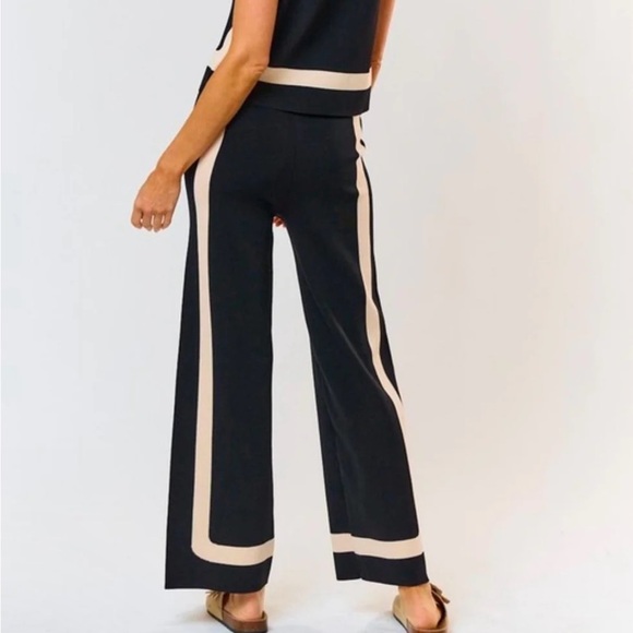 la lavon High Rise Wide Leg Sweater Pants NWOT - Picture 5 of 5